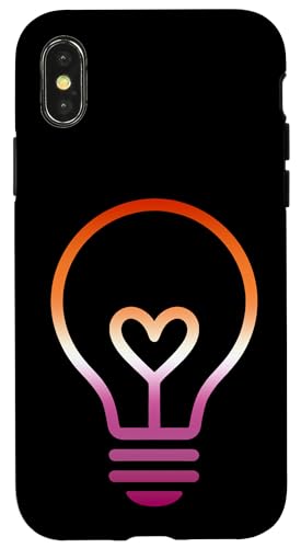 Dezente Lesben-Flaggen-Glühbirne Hülle für iPhone X/XS Dezente Lesben-Flaggen-Glühbirne Hülle für iPhone X/XS von Subtle Lesbian Lightbulb Gifts Apparel