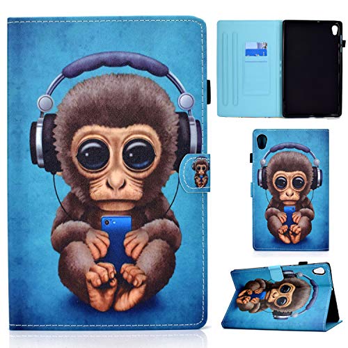 Succtop Hülle für Lenovo Tab M10 HD Gen 2 10.1 Zoll PU Leder Folio Cover Standfunktion Brieftasche Stiftband Tablet Schutzhülle Lenovo Tab M10 HD 2nd Gen TB-X306X / TB-X306F 10.1",Musik AFFE Succtop Hülle für Lenovo Tab M10 HD Gen 2 10.1 Zoll PU Leder Folio Cover Standfunktion Brieftasche Stiftband Tablet Schutzhülle Lenovo Tab M10 HD 2nd Gen TB-X306X / TB-X306F 10.1",Musik AFFE von Succtop