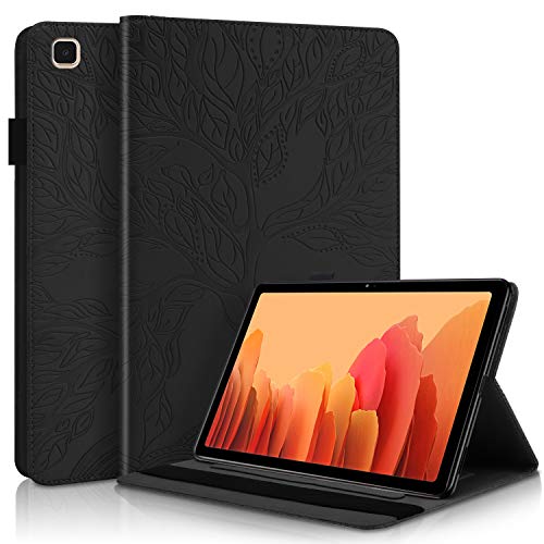 Succtop Hülle für Galaxy Tab A7 10,4 Zoll 2022/2020,Folio Flip PU Leder Schutzhülle Galaxy Tab A7 Stifthalter Stand Wallet Cover Case Tablet Hülle Samsung Galaxy Tab A7 T500/T509/T505/T507,Schwarz von Succtopy