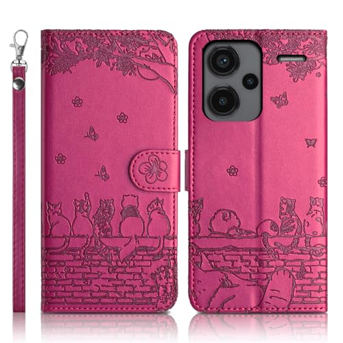 Succtopy Handyhülle für Xiaomi Redmi Note 13 Pro Plus 5G/Redmi Note 13 Pro+ 5G Premium PU Lederhülle Klappbar Flip Case Tasche Magnet Kartenfach Standfunktion Schutzhülle Redmi Note 13 Pro+ Rosarot Succtopy Handyhülle für Xiaomi Redmi Note 13 Pro Plus 5G/Redmi Note 13 Pro+ 5G Premium PU Lederhülle Klappbar Flip Case Tasche Magnet Kartenfach Standfunktion Schutzhülle Redmi Note 13 Pro+ Rosarot von Succtopy