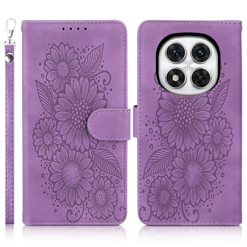 Succtopy Handyhülle für Xiaomi Redmi Note 14 Pro 5G /Note 14 Pro+ Plus 5G PU Leder Hülle mit [Standfunktion] [Kartenschlitzen] [Magnetverschluss] Flip Schutzhülle Violett von Succtopy