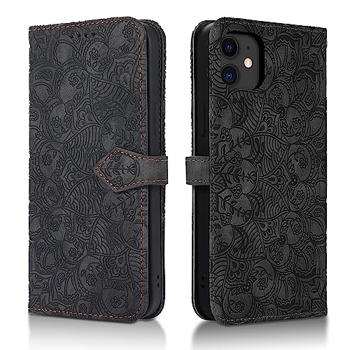 Succtopy Handyhülle für iPhone 11 6.1" PU Leder Hülle mit Kartenfächer und Standfunktion für iPhone 11 Klapphülle Flip Wallet Cover Case Schutzhülle iPhone 11 6.1 Zoll - Schwarz Succtopy Handyhülle für iPhone 11 6.1" PU Leder Hülle mit Kartenfächer und Standfunktion für iPhone 11 Klapphülle Flip Wallet Cover Case Schutzhülle iPhone 11 6.1 Zoll - Schwarz von Succtopy