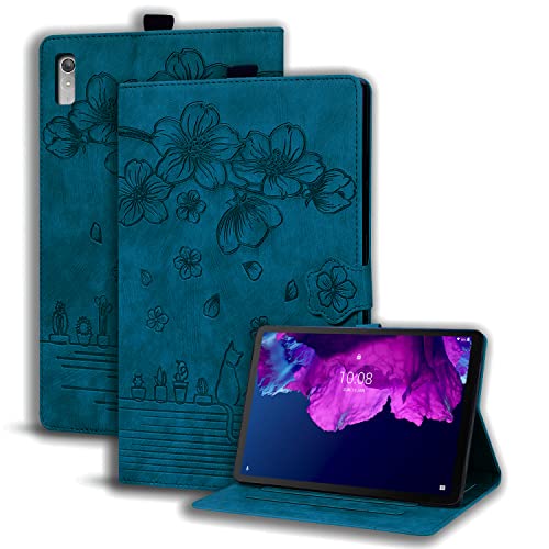 Succtopy Hülle für Lenovo Tab P11 2. Generation 11.5 Zoll 2022 TB350FU/TB350XU Folio Flip PU Leder Schutzhülle Stifthalter Stand Wallet Cover Case Tablet Hülle Lenovo Tab P11 (2. Gen) Königsblau von Succtopy