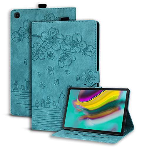 Succtopy Hülle für Samsung Galaxy Tab S5e 10.5 Zoll 2019 Folio Flip PU Leder Schutzhülle Galaxy Tab S5e 2019 Stifthalter Stand Wallet Cover Case Tablet Hülle Galaxy Tab S5e SM-T720/T725 Hellgrün von Succtopy