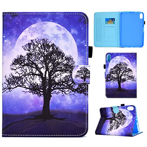 Succtopy Hülle für iPad Mini 6. Gen 2021 8.3", Folio Flip PU Leder Schutzhülle iPad Mini 6 Auto Einschlafen/Aufwachen Stand Wallet Cover Case Tablet Hülle iPad Mini 6 2021,Lebensbaum von Succtopy