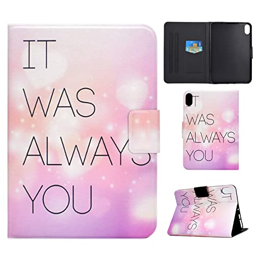 Succtopy Hülle für iPad Mini 6. Gen 2021 8.3", Folio Flip PU Leder Schutzhülle iPad Mini 6 Auto Einschlafen/Aufwachen Stand Wallet Cover Case Tablet Hülle iPad Mini 6 2021,Phrase von Succtopy