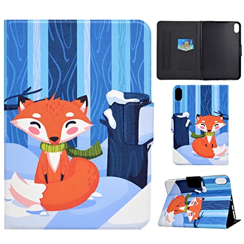 Succtopy Hülle für iPad Mini 6. Gen 2021 8.3", Folio Flip PU Leder Schutzhülle iPad Mini 6 Auto Einschlafen/Aufwachen Stand Wallet Cover Case Tablet Hülle iPad Mini 6 2021,Roter Fuchs von Succtopy