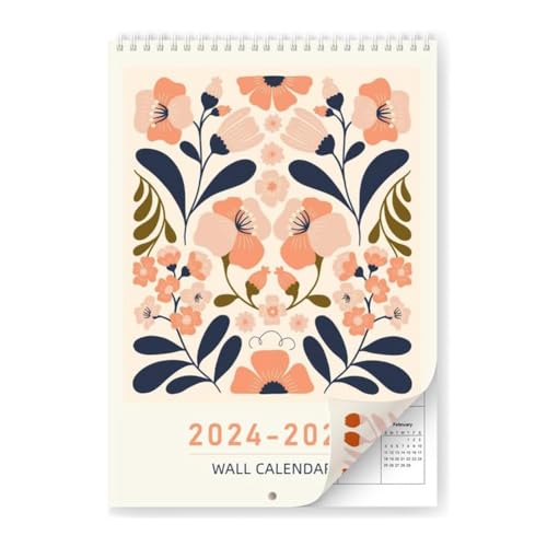 Sudemota Wandkalender für Abstrakte Kunst 2024, Von Januar 2024 Bis 2025, A4-Kalender 8,3 X 11,8 von Sudemota