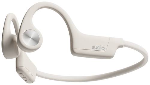 Sudio B2 Sport Ear Free Headset Bluetooth® Stereo Weiß Headset, Knochenschall-Kopfhörer, Nackenb� von Sudio