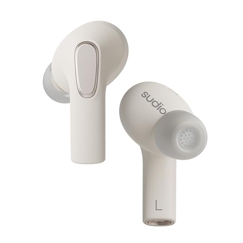 Sudio E3 Weiß, in Ear, True Wireless, wasserfest, IPX4, Bluetooth v5.3, USB-C, 6h Spielzeit von Sudio