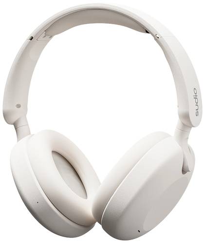 Sudio K2 Over Ear Headset Bluetooth® Stereo Weiß Noise Cancelling Headset, Touch-Steuerung von Sudio