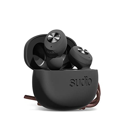 Sudio Tolv Ohrhörer, kabellose Bluetooth-Kopfhörer One Size Schwarz von Sudio