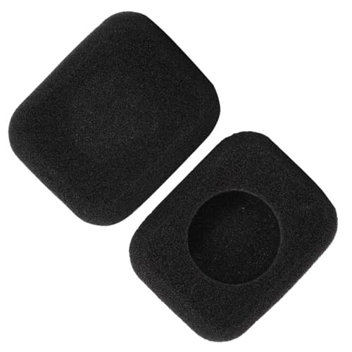 1 Paar Quadratschaum Ohrpolsterabdeckungen Für Form 2 Headsets Kopfhörer Ersatzschwamm Earpad Kissen Weiche Kissen Atmungsaktiv von SueaLe
