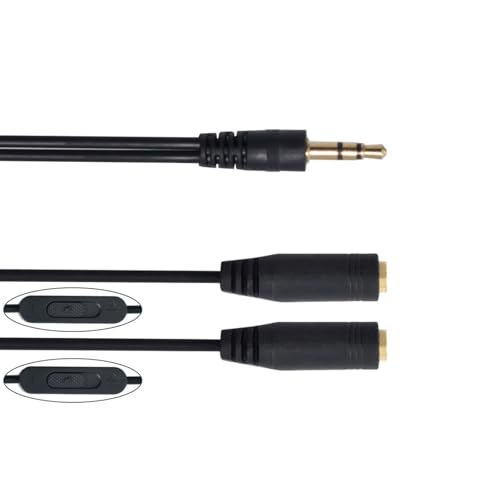 3 5 Mm Stereo Hörkabel Y Splitter Kabel Männlich Für Doppelte Weibliche Kopfhöreradapter Drahtlinie Mit Voltreue von SueaLe