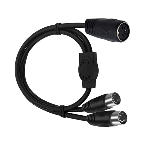 DIN 5 PIN Männlich Bis Doppelte Weibliche Din 5 Pin Erweiterungskabel Für Mehrere Systeme HDTV Empfänger Monitor Projektor von SueaLe