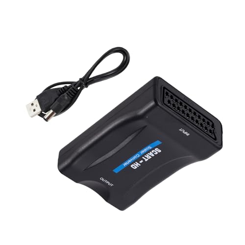 Hochauflösende Scart Zu Multimedia Schnittstellen 1080p Ausgang Für DVDS Spieler Und Konsolen Enthalten USB Kabel Hochauflösende Scart Zu Multimedia Schnittstellen 1080p Ausgang Für DVDS Spieler Und Konsolen Enthalten USB Kabel von SueaLe