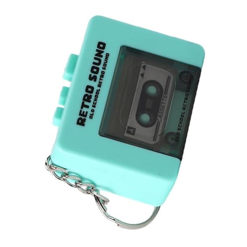 Miniatur Cassettes Spieler Schlüsselanhänger Retro Tape Rekorder Mit Aufbauten In Musikbox Und Aufnahmefähigkeit Für Zubehör Miniatur Cassettes Spieler Schlüsselanhänger Retro Tape Rekorder Mit Aufbauten In Musikbox Und Aufnahmefähigkeit Für Zubehör von SueaLe