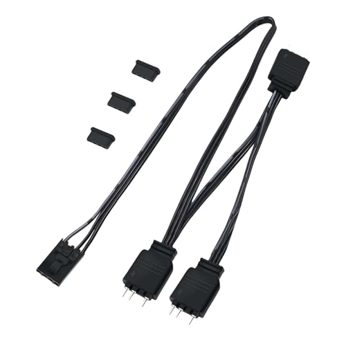 SueaLe 1 Bis 3 4Pin Bis 3Pin Argb Splitter Kabel 5v3p Für HDLL120 Synchronisieren Der Argb Beleuchtung Über Mehrere Lüfter SueaLe 1 Bis 3 4Pin Bis 3Pin Argb Splitter Kabel 5v3p Für HDLL120 Synchronisieren Der Argb Beleuchtung Über Mehrere Lüfter von SueaLe