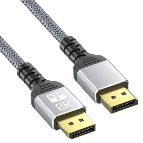 SueaLe Fortgeschrittenes 8K DP1.4 Kabel Display Port Kabel Liefert 60 Hz Aktualisierungsrate Und Umfangreiche Farbtiefe Mit 3D Unterstützung SueaLe Fortgeschrittenes 8K DP1.4 Kabel Display Port Kabel Liefert 60 Hz Aktualisierungsrate Und Umfangreiche Farbtiefe Mit 3D Unterstützung von SueaLe