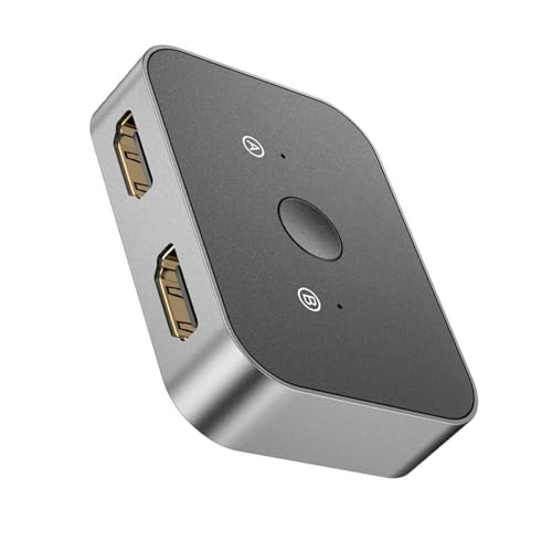 SueaLe HDTV Splitter 1 In 2 Out/2 In 1 Out 8k@60Hz HDTV Splitter Adapter Funktioniert Mit Laptop Für 2 Monitore Zeigen Denselben Bildschirm SueaLe HDTV Splitter 1 In 2 Out/2 In 1 Out 8k@60Hz HDTV Splitter Adapter Funktioniert Mit Laptop Für 2 Monitore Zeigen Denselben Bildschirm von SueaLe