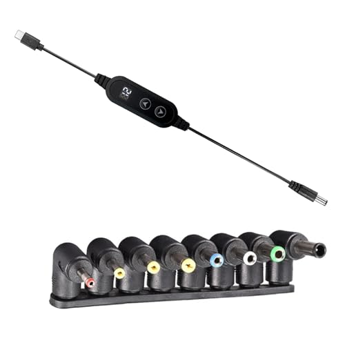 SueaLe USB C Bis DC5521 Adapter Kabel Ladungskabel Mit 8 Adapterstopfen Optionale Unterstützung Von 5 V Bis 20 V Für Laptops Und Mehr SueaLe USB C Bis DC5521 Adapter Kabel Ladungskabel Mit 8 Adapterstopfen Optionale Unterstützung Von 5 V Bis 20 V Für Laptops Und Mehr von SueaLe