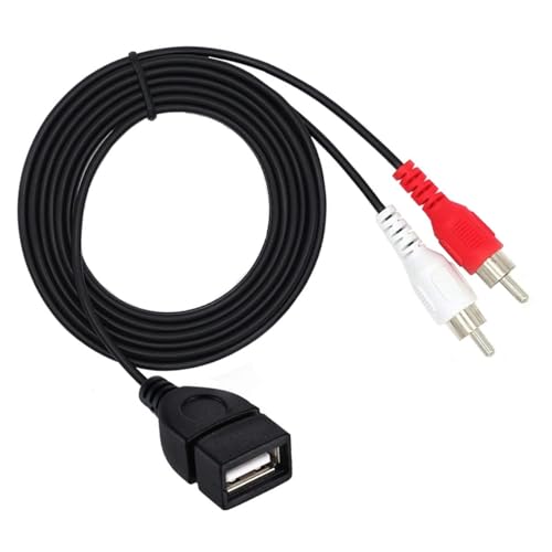 SueaLe USB Weiblich Bis 2RCA Männliche Video Verbund Adapter Kabel Videoerweiterungskabel Für Telefon Tablet Heimkino von SueaLe