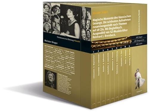 Meister Singer, Magische Momente des klassischen Gesangs, 18 Audio-CDs + Begleitbuch von Süddeutsche Zeitung