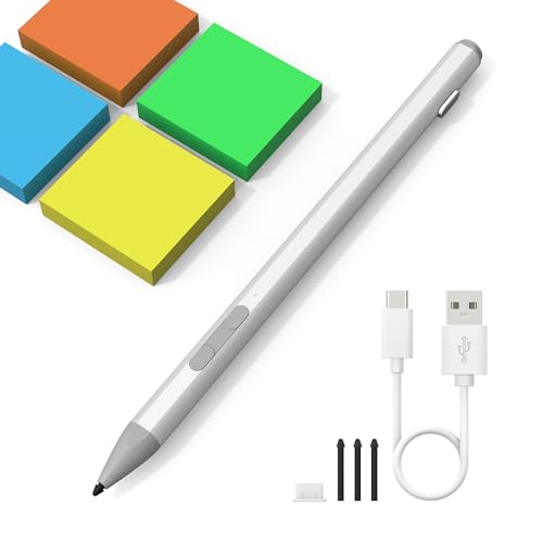 Microsoft Surface Pen für Microsoft Surface Pro 11/10/X/9/8/7/7+/6/5/4/3, Surface Book/Laptop/Go/Studio Stift mit Palm Rejection,4096 Druckempfindlichkeit,Magnetisch,4 Spitzen,30min schnelles Aufladen Microsoft Surface Pen für Microsoft Surface Pro 11/10/X/9/8/7/7+/6/5/4/3, Surface Book/Laptop/Go/Studio Stift mit Palm Rejection,4096 Druckempfindlichkeit,Magnetisch,4 Spitzen,30min schnelles Aufladen von Suejezt