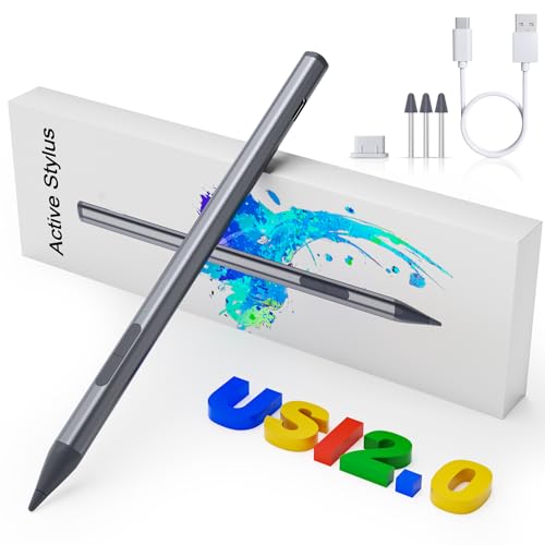 USI 2.0 Tablet Stift für Chromebook, 4096 Druckstufe, Neigungserkennung, USB-C-Aufladung, Stylus Pen Eingabestifte für Tablets, Google Pixel Tablet, Amazon Fire Max 11, Lenovo Chromebook Duet USI 2.0 Tablet Stift für Chromebook, 4096 Druckstufe, Neigungserkennung, USB-C-Aufladung, Stylus Pen Eingabestifte für Tablets, Google Pixel Tablet, Amazon Fire Max 11, Lenovo Chromebook Duet von Suejezt