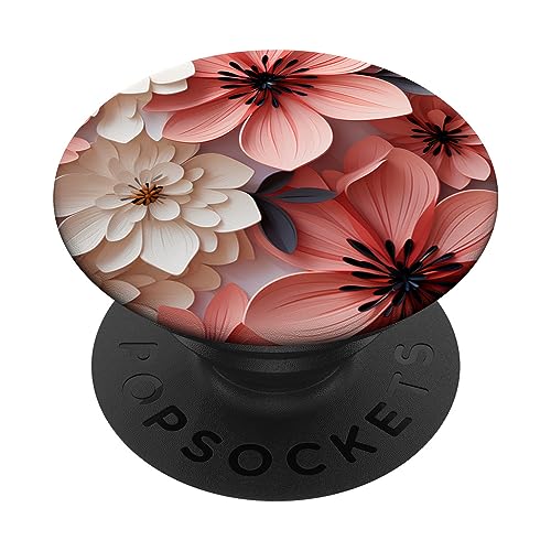 Bunte Blumen Wildblumen Blumenmuster für Frauen und Mädchen PopSockets mit austauschbarem PopGrip von Süße Blumen Wildblumen Blume Frauen Mädchen