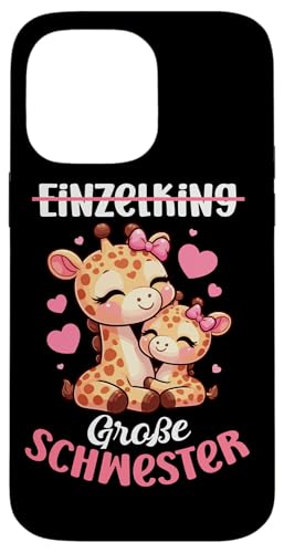 Einzelkind Große Schwester Giraffe Geschwisterkind Geburt Hülle für iPhone 14 Pro Max Einzelkind Große Schwester Giraffe Geschwisterkind Geburt Hülle für iPhone 14 Pro Max von Süße Giraffe Große Schwester in spe Neue Schwester