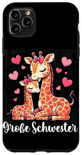 Große Schwester Giraffenliebhaberin Älteres Geschwisterkind Hülle für iPhone 11 Pro Max Große Schwester Giraffenliebhaberin Älteres Geschwisterkind Hülle für iPhone 11 Pro Max von Süße Giraffe Große Schwester in spe Neue Schwester