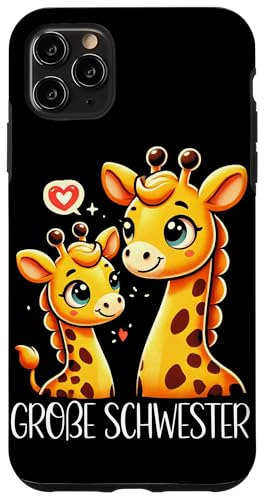 Große Schwester Giraffenliebhaberin Älteres Geschwisterkind Hülle für iPhone 11 Pro Max Große Schwester Giraffenliebhaberin Älteres Geschwisterkind Hülle für iPhone 11 Pro Max von Süße Giraffe Große Schwester in spe Neue Schwester