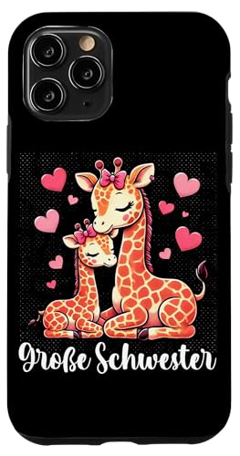 Große Schwester Giraffenliebhaberin Älteres Geschwisterkind Hülle für iPhone 11 Pro Große Schwester Giraffenliebhaberin Älteres Geschwisterkind Hülle für iPhone 11 Pro von Süße Giraffe Große Schwester in spe Neue Schwester