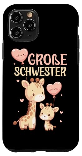 Große Schwester Giraffenliebhaberin Älteres Geschwisterkind Hülle für iPhone 11 Pro Große Schwester Giraffenliebhaberin Älteres Geschwisterkind Hülle für iPhone 11 Pro von Süße Giraffe Große Schwester in spe Neue Schwester