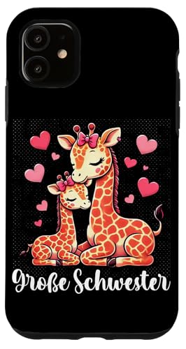 Große Schwester Giraffenliebhaberin Älteres Geschwisterkind Hülle für iPhone 11 Große Schwester Giraffenliebhaberin Älteres Geschwisterkind Hülle für iPhone 11 von Süße Giraffe Große Schwester in spe Neue Schwester