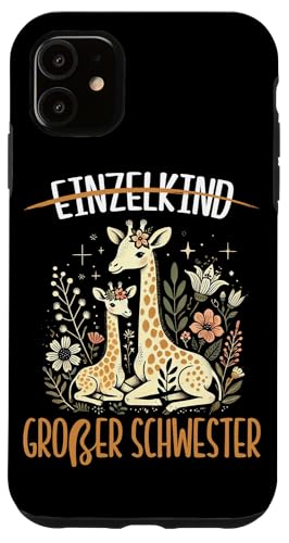 Große Schwester Giraffenliebhaberin Älteres Geschwisterkind Hülle für iPhone 11 Große Schwester Giraffenliebhaberin Älteres Geschwisterkind Hülle für iPhone 11 von Süße Giraffe Große Schwester in spe Neue Schwester