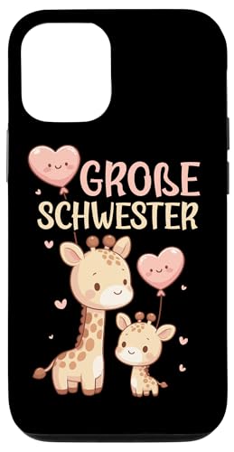Große Schwester Giraffenliebhaberin Älteres Geschwisterkind Hülle für iPhone 12/12 Pro Große Schwester Giraffenliebhaberin Älteres Geschwisterkind Hülle für iPhone 12/12 Pro von Süße Giraffe Große Schwester in spe Neue Schwester