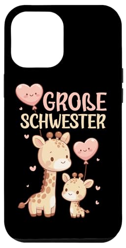 Große Schwester Giraffenliebhaberin Älteres Geschwisterkind Hülle für iPhone 12 Pro Max Große Schwester Giraffenliebhaberin Älteres Geschwisterkind Hülle für iPhone 12 Pro Max von Süße Giraffe Große Schwester in spe Neue Schwester