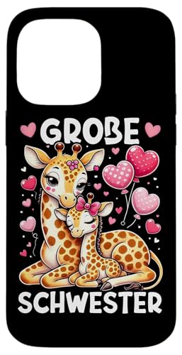 Große Schwester Giraffenliebhaberin Älteres Geschwisterkind Hülle für iPhone 14 Pro Max Große Schwester Giraffenliebhaberin Älteres Geschwisterkind Hülle für iPhone 14 Pro Max von Süße Giraffe Große Schwester in spe Neue Schwester