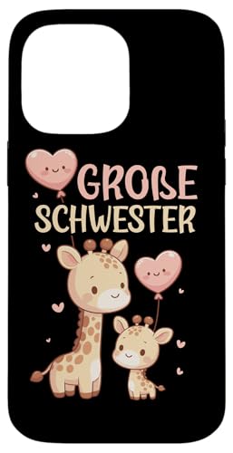 Große Schwester Giraffenliebhaberin Älteres Geschwisterkind Hülle für iPhone 14 Pro Max Große Schwester Giraffenliebhaberin Älteres Geschwisterkind Hülle für iPhone 14 Pro Max von Süße Giraffe Große Schwester in spe Neue Schwester