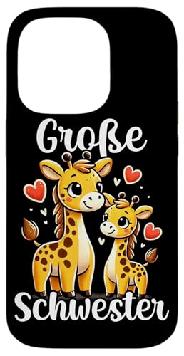 Große Schwester Giraffenliebhaberin Älteres Geschwisterkind Hülle für iPhone 14 Pro Große Schwester Giraffenliebhaberin Älteres Geschwisterkind Hülle für iPhone 14 Pro von Süße Giraffe Große Schwester in spe Neue Schwester