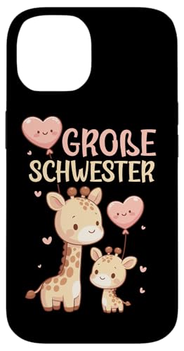 Große Schwester Giraffenliebhaberin Älteres Geschwisterkind Hülle für iPhone 14 Große Schwester Giraffenliebhaberin Älteres Geschwisterkind Hülle für iPhone 14 von Süße Giraffe Große Schwester in spe Neue Schwester