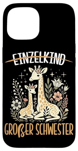 Große Schwester Giraffenliebhaberin Älteres Geschwisterkind Hülle für iPhone 15 Große Schwester Giraffenliebhaberin Älteres Geschwisterkind Hülle für iPhone 15 von Süße Giraffe Große Schwester in spe Neue Schwester