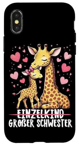 Große Schwester Giraffenliebhaberin Älteres Geschwisterkind Hülle für iPhone X/XS Große Schwester Giraffenliebhaberin Älteres Geschwisterkind Hülle für iPhone X/XS von Süße Giraffe Große Schwester in spe Neue Schwester