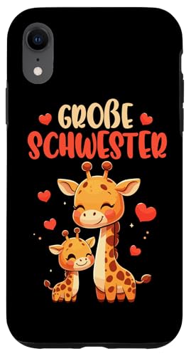 Große Schwester Giraffenliebhaberin Älteres Geschwisterkind Hülle für iPhone XR Große Schwester Giraffenliebhaberin Älteres Geschwisterkind Hülle für iPhone XR von Süße Giraffe Große Schwester in spe Neue Schwester