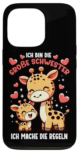 Ich Bin Die Große Schwester Ich Mache Die Regeln Giraffe Hülle für iPhone 13 Pro Ich Bin Die Große Schwester Ich Mache Die Regeln Giraffe Hülle für iPhone 13 Pro von Süße Giraffe Große Schwester in spe Neue Schwester