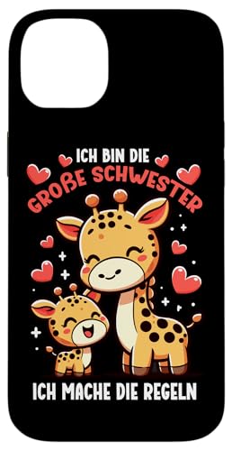 Ich Bin Die Große Schwester Ich Mache Die Regeln Giraffe Hülle für iPhone 14 Plus Ich Bin Die Große Schwester Ich Mache Die Regeln Giraffe Hülle für iPhone 14 Plus von Süße Giraffe Große Schwester in spe Neue Schwester