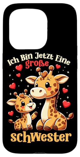Ich Bin Jetzt Eine Große Schwester Giraffe Geschwisterkind Hülle für iPhone 15 Pro Ich Bin Jetzt Eine Große Schwester Giraffe Geschwisterkind Hülle für iPhone 15 Pro von Süße Giraffe Große Schwester in spe Neue Schwester