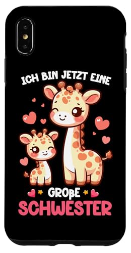 Ich Bin Jetzt Eine Große Schwester Giraffe Geschwisterkind Hülle für iPhone XS Max Ich Bin Jetzt Eine Große Schwester Giraffe Geschwisterkind Hülle für iPhone XS Max von Süße Giraffe Große Schwester in spe Neue Schwester